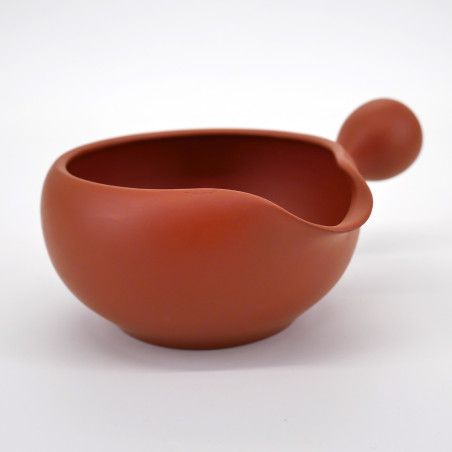 japanese red terracotta teapot SHÔRYÛSAKU SHUDORO