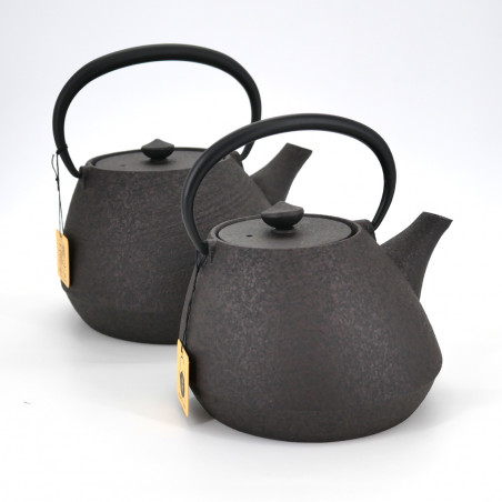 japanese large brown prestige cast iron teapot chûshin kôbô SHIYAEN