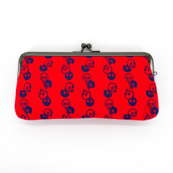 Caja de gafas japonesa 100% algodon, SKULLHEAD