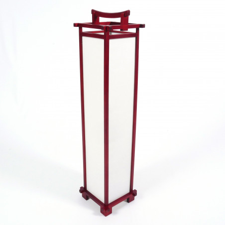 Grande lampada da soggiorno giapponese SHINDEN, rosso