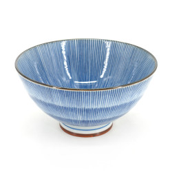 Set of 5 Japanese blue and white ramen bowls - BORU SETTO