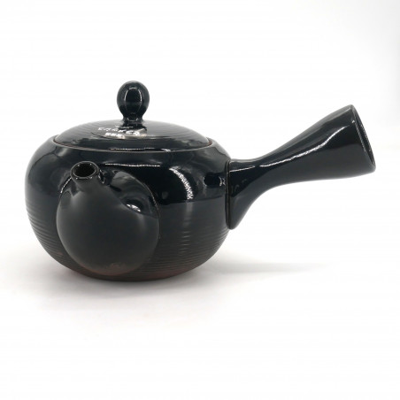 Japanese tokoname kyusu teapot, AOI, blue