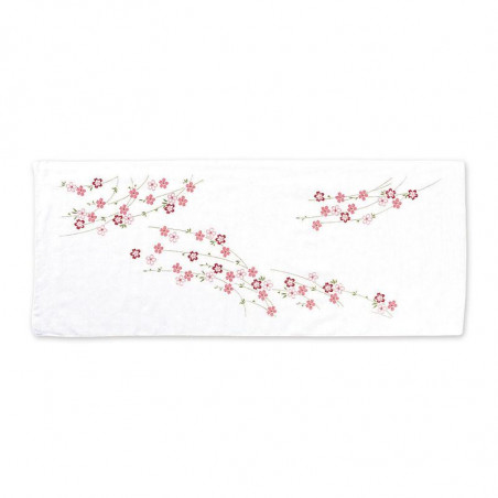 Petite Serviette japonaise, SAKURA, fleur de cerisier