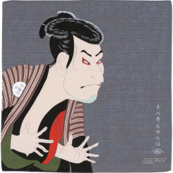 Japanisch Furoshiki, SHARAKU, Grau