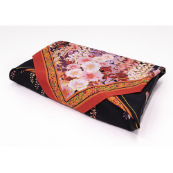 Furoshiki de poliéster japonés, HIYASHINSU, rojo