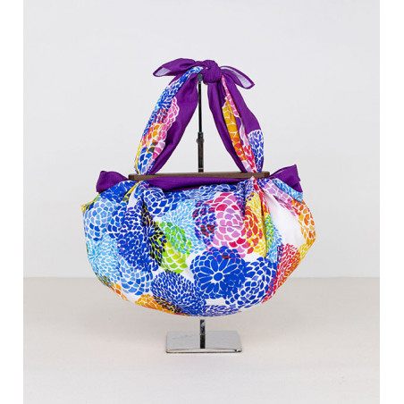 Furoshiki japonais en coton, KIKU, chrysanthème