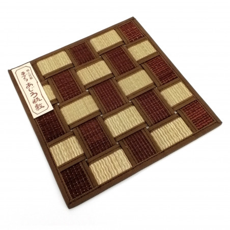 Square tatami trivet / teapot 22 x 22 cm, BAIKARA