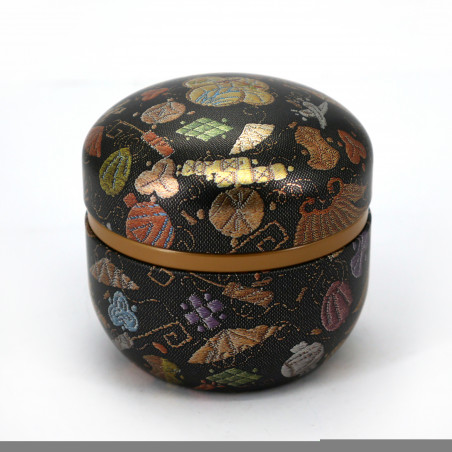 Japanese tea box made of washi paper, SUZUKO TAMAORI, black