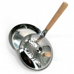 Stainless steel pan and lid for Oyako-Don 16cm