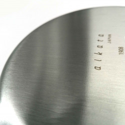 Stainless steel saucepan with wooden handle 16 cm