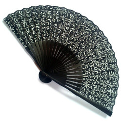 japanese fan bamboo & cotton KARAKUSA