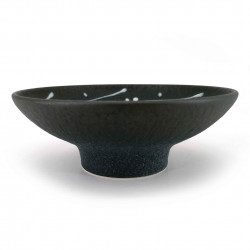 Ciotola giapponese in ceramica grezza, grigio blu, KIMO I