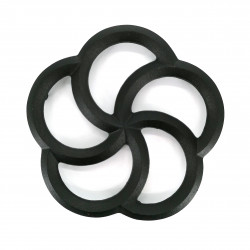 Japanese trivet for teapot, ITSUTSUWA, black