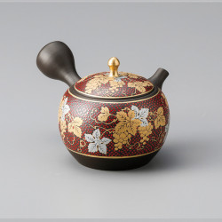 YAMA Tokoname-Kutani Teapot, Bunch of Grapes