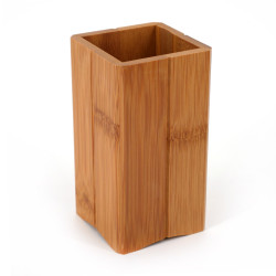 Pot de rangement en bambou, KAKU, 7.5x14cm