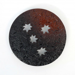 Japanese cast iron trivet, MARUMOMIJI-S