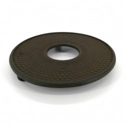 Grey cast iron trivet from Japan, ARARE-L