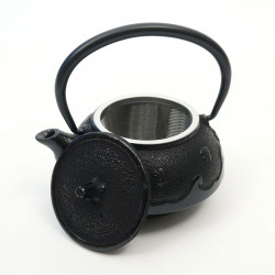 Japanese cast iron teapot from Japan, NAMICHIDORI, 0,3lt