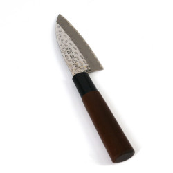 Cuchillo de cocina japonés martillado para cortar pescado, DEBA, 10,5 cm