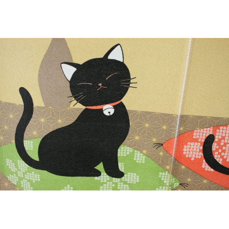 rideau noren japonais chats  85 x 150 cm NEKO