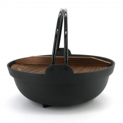 Marmite japonaise avec couvercle en bois - CHORI NABE 2 Ø27cm