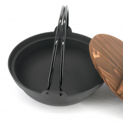 Marmite japonaise avec couvercle en bois - CHORI NABE 2 Ø27cm