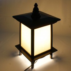 Lampe de table japonaise PUGGI 1 noire