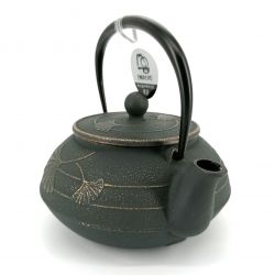 Japanese cast iron teapot - IWACHU ICHO GINGKO - 0.65 lt - bronze