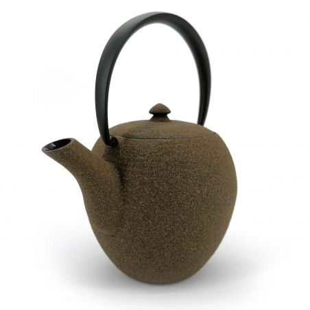 Japanese cast iron teapot - WAZUQU MAYU - 0.55lt - brown