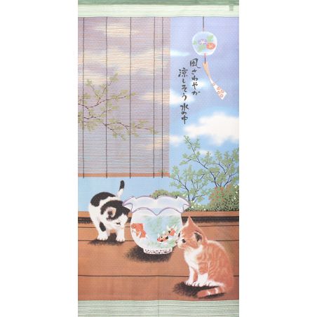 Japanese Noren polyester curtain, KONEKO