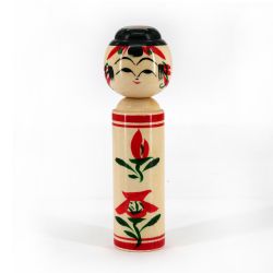 Japanische hölzerne Kokeshi-Puppe - YAJIRO