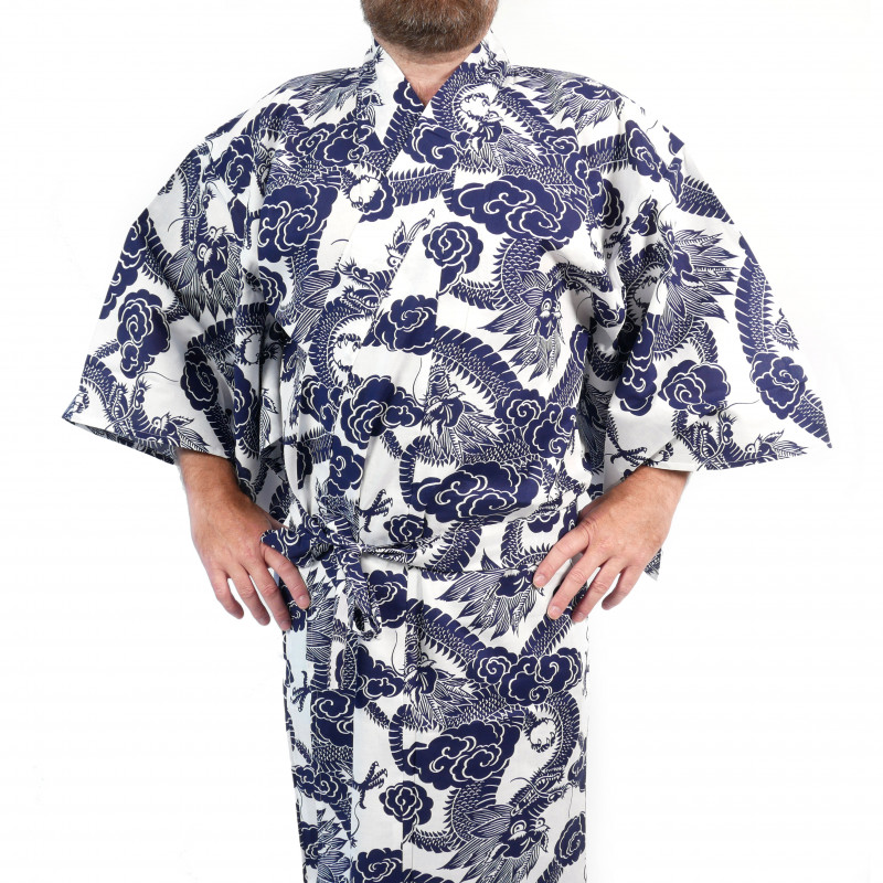 Kimono Hombre Azul - Kimono Secret Store
