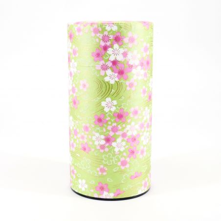 Caja de té verde japonés en papel washi - MIDORISAKURA - 200gr