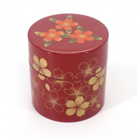 Caja de té rojo japonés en resina - SAKURA - 150gr