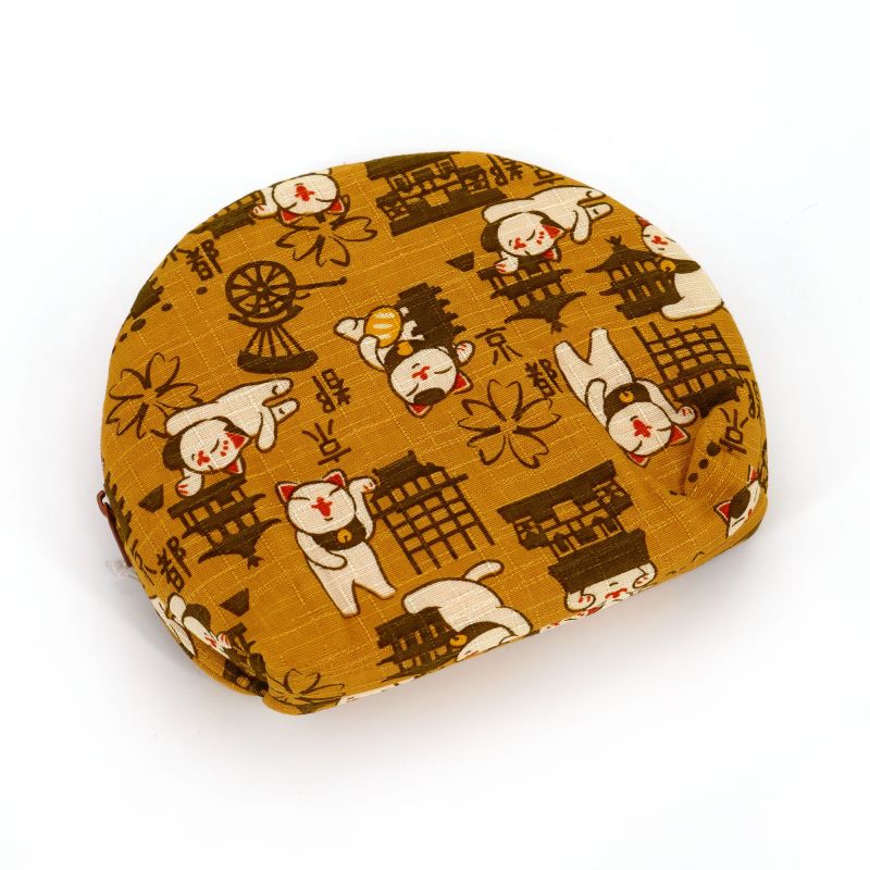 Small cotton cat pouch - NEKO JAPAN - color of your choice