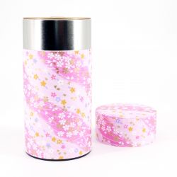 Rosa japanische Teekiste in Washi-Papier - SAKURA - 200gr