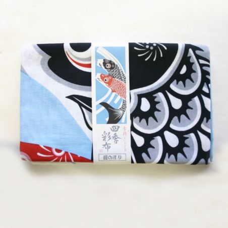 Asciugamano in cotone giapponese - TENUGUI - KOINOBORI