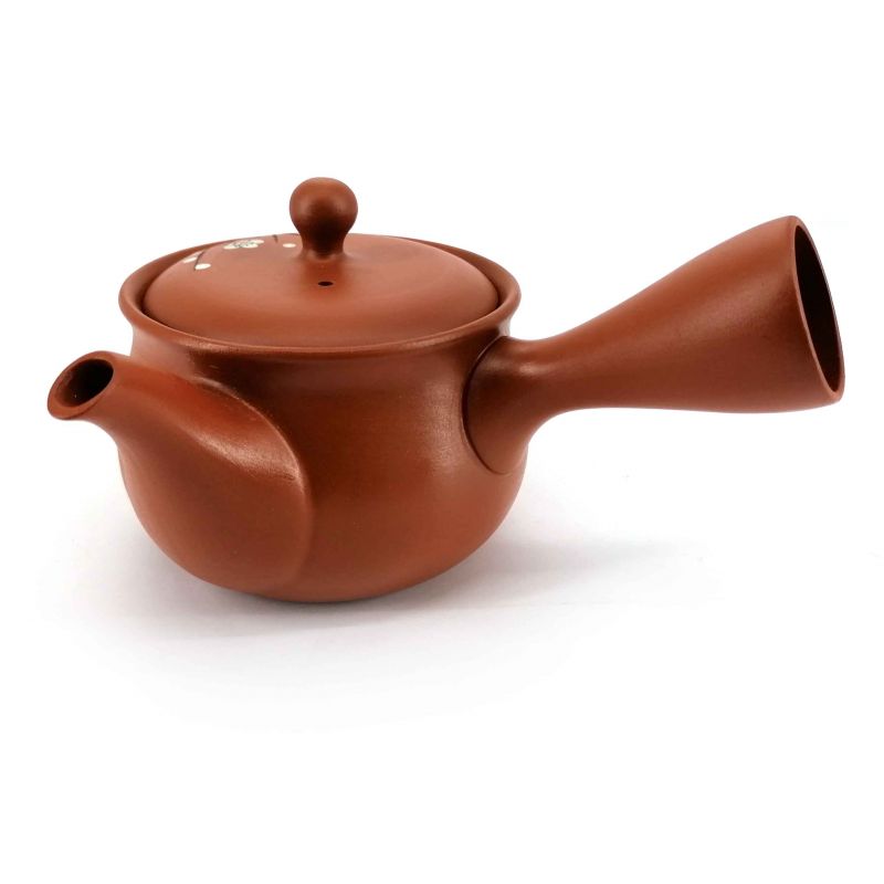 Teiera giapponese tokoname kyusu in terracotta - UME