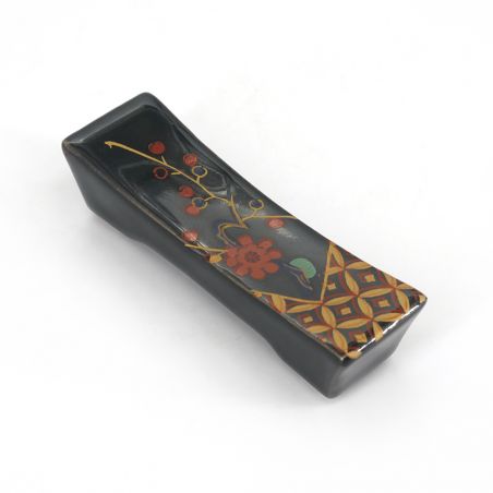 Japanese ceramic chopsticks rest - HANAFUDA