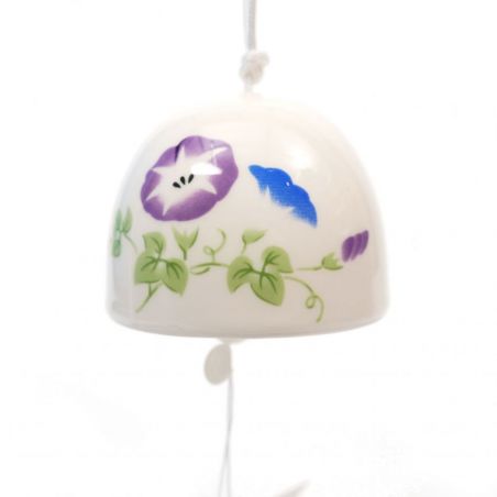 Beautiful Day Flower Ceramic Wind Bell - ASAGAO - 4.3cm