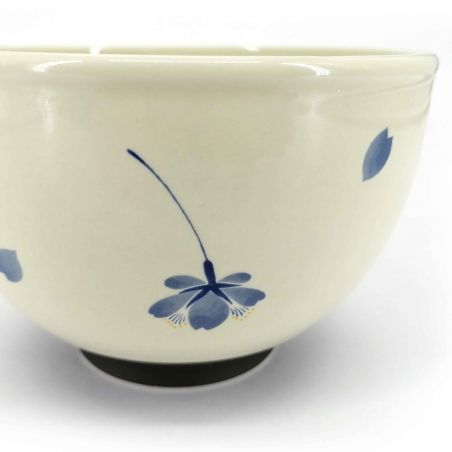 Japanese ceramic donburi bowl - AO SAKURA