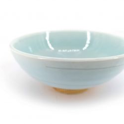Pastel blue Japanese rice bowl - PASUTERU