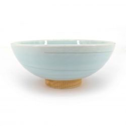 Pastel blue Japanese rice bowl - PASUTERU