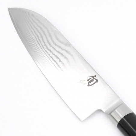 couteaux de cuisine japonais KAI Santoku SHUN acier damas