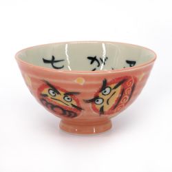 Japanese ceramic rice bowl - DARUMA