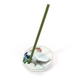Porte encens japonais en porcelaine - SANAE - Flot