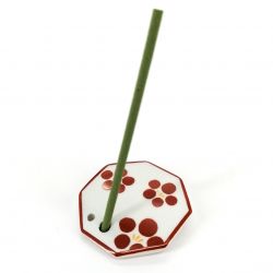 Japanese porcelain incense holder - UMEBACHI