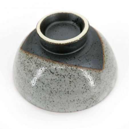 Japanese ceramic rice bowl - SANKAKKEI