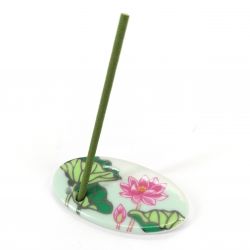 Japanese porcelain incense holder - HASU - Lotus