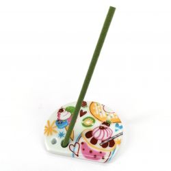 Japanese porcelain incense holder - CANDY - Douceur